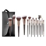 Beauty Planet 15-Piece Professional Brush Set - Black