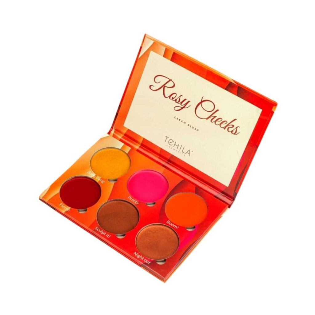 Tehila Rosy Cheeks Cream Blush Palette - Eden’s Edition | Roar Beauty Store