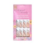 Beyond Beauty ‘White French Swirl’ Press-On Nails - Set of 24