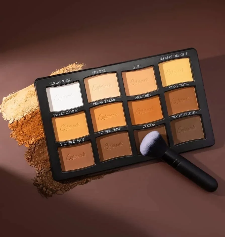 Sylvimak Shades of Chocolate 12-in-1 Powder Palette - Image 3
