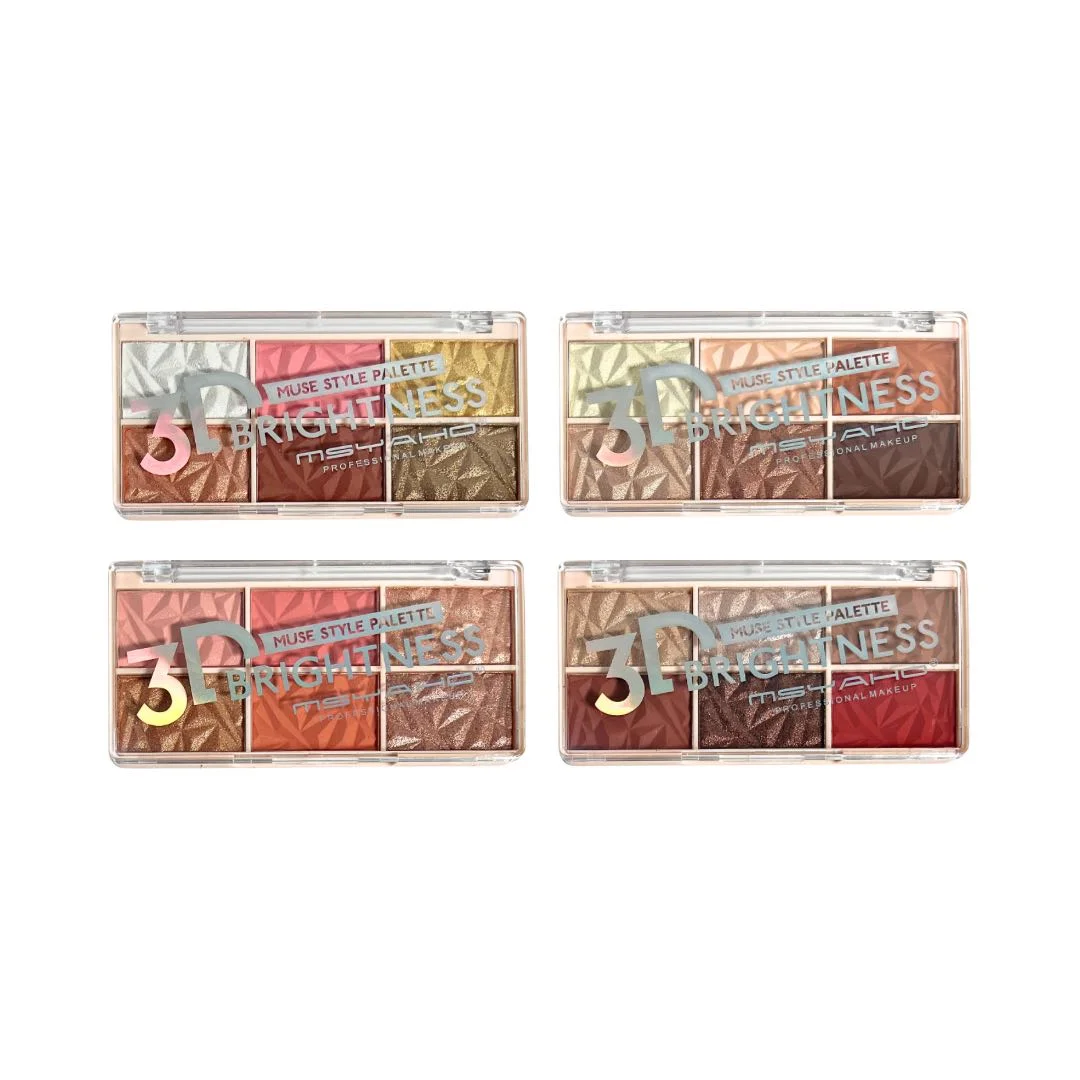 Msyaho 3D Brightness Style Muse Palette Msyaho 3D Brightness Highlighter & Blush Palette - Image 1
