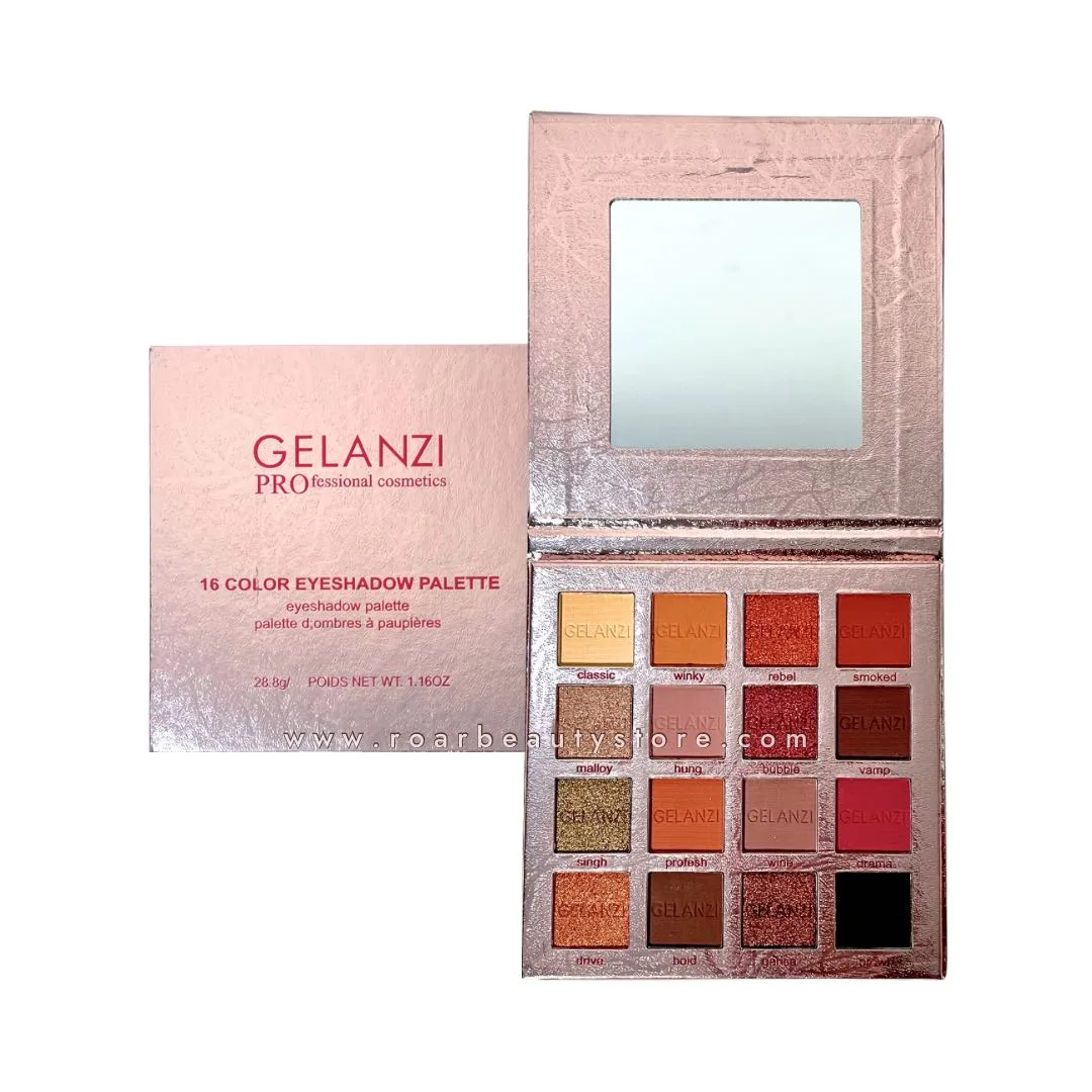 Gelanzi PRO 16 Colour Eyeshadow Palette Gelanzi PRO 16 Colour Eyeshadow Palette - Image 1