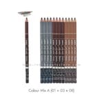 Davis WOOD Eye Brow Lip Pencil - Pack of 12 - Image 5