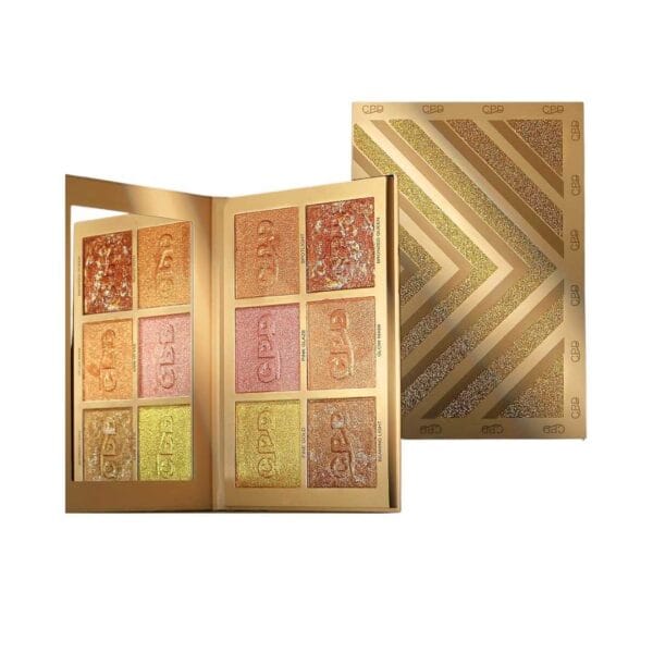 CPD Glow Goals 6-Colour Terracotta Highlighter Palette