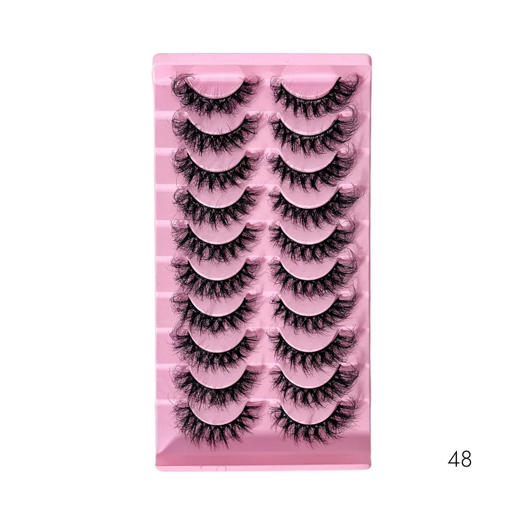 Voan Beauties 10-in-1 Faux Mink Lash Set - 48 - Image 1
