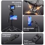 C12 AI Tracking Selfie Stick Tripod - Image 3