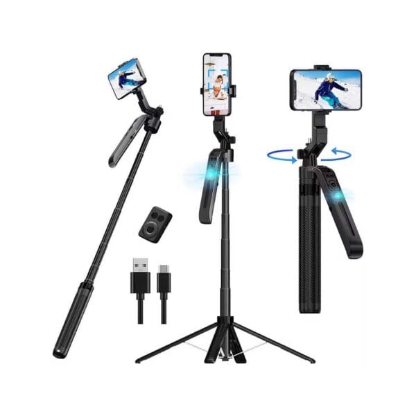 C12 AI Tracking Selfie Stick Tripod