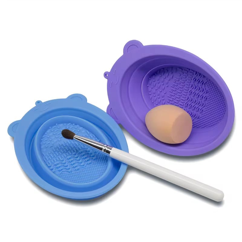 Makeup Brush Cleaning Foldable Pad_ Makeup Brush Foldable Cleaning Pad - 1 Piece - Image 2