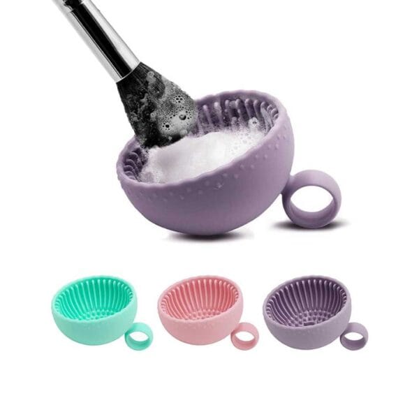 Makeup Brush Cleaning Mini Bowl - 1 Piece