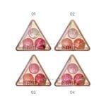 Msyaho Sweet 3-in-1 Baked Blusher & Highlighter Palette - Image 2