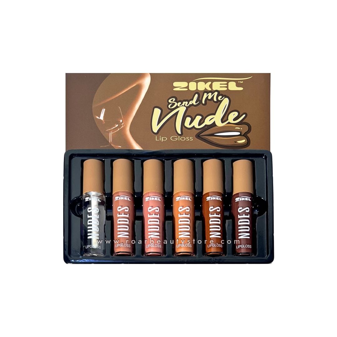 Zikel Send Me Nude Lip Gloss - Set of 6 Zikel Send Me Nude Lip Gloss - Set of 6 - Image 1