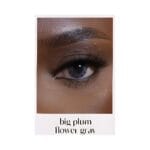 Blossom Eyeconic Soft Contact Lenses - Big Plum Flower Gray