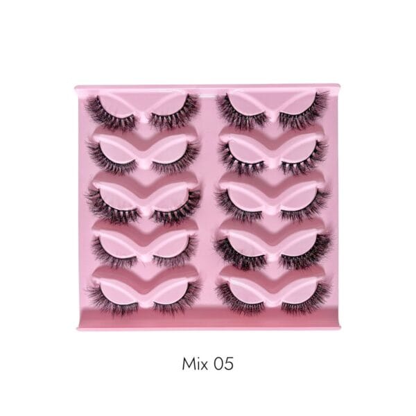 Voan Beauties 10-in-1 Fluffy Mink Lash Set - Mix 05