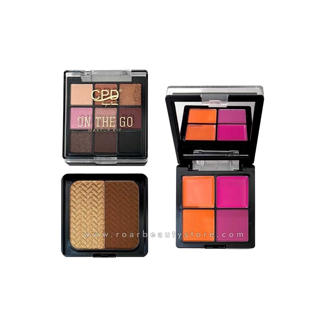 CPD ON THE GO Makeup Kit – Eyeshadow + Blush + Contour + Highlighter – A – I AM HER CPD ON THE GO Makeup Kit - Eyeshadow + Blush + Contour + Highlighter - Image 1