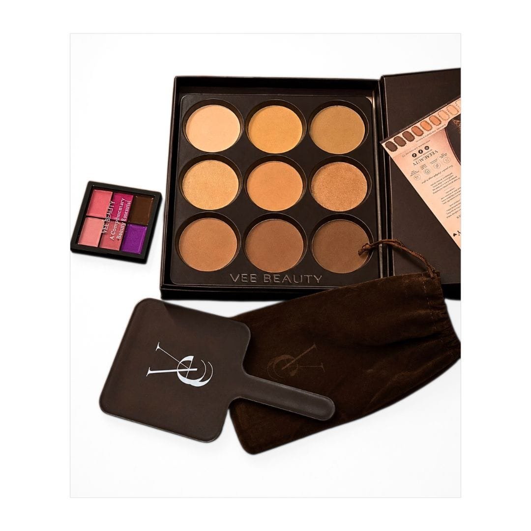 Vee Beauty 9-in-1 Powder Palette - The Complexion Code 9 Edition Vee Beauty 9-in-1 Powder Palette - The Complexion Code 9 - Image 1